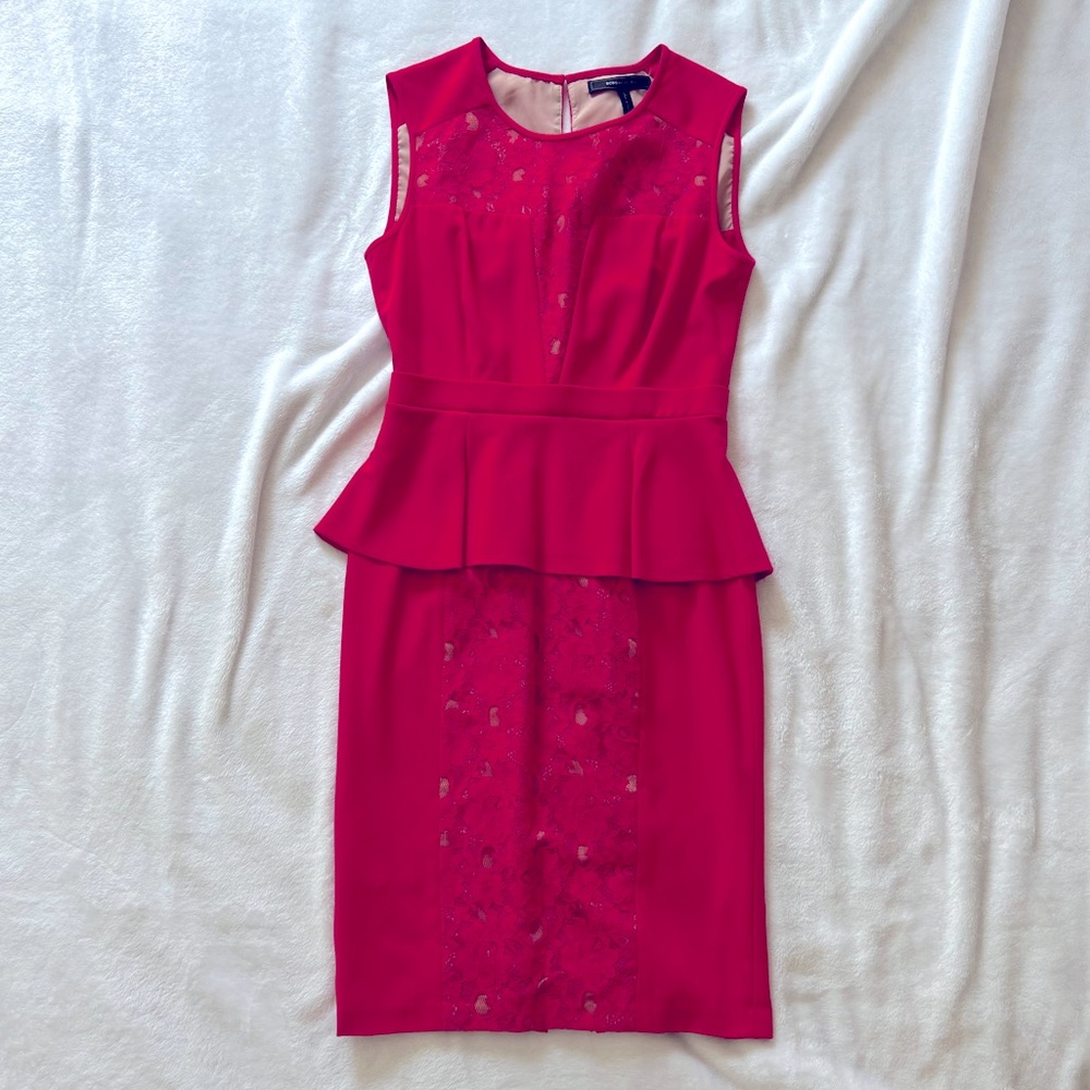 BCBG Maxazria Peplum Dress